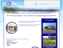 Tablet Screenshot of diego-immobilier.com